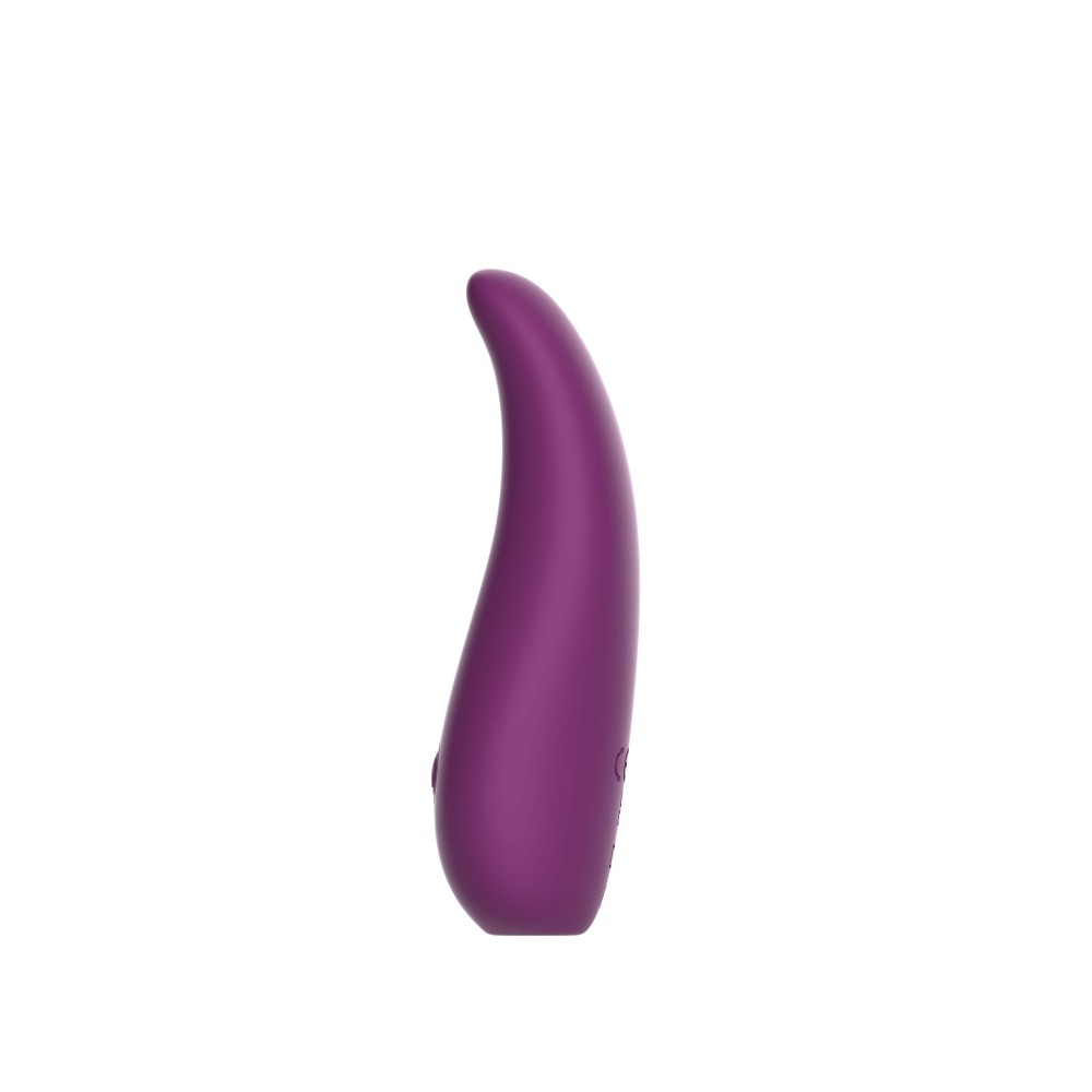ויברטור דגדגני סיליקון שטוח | Purple Shell